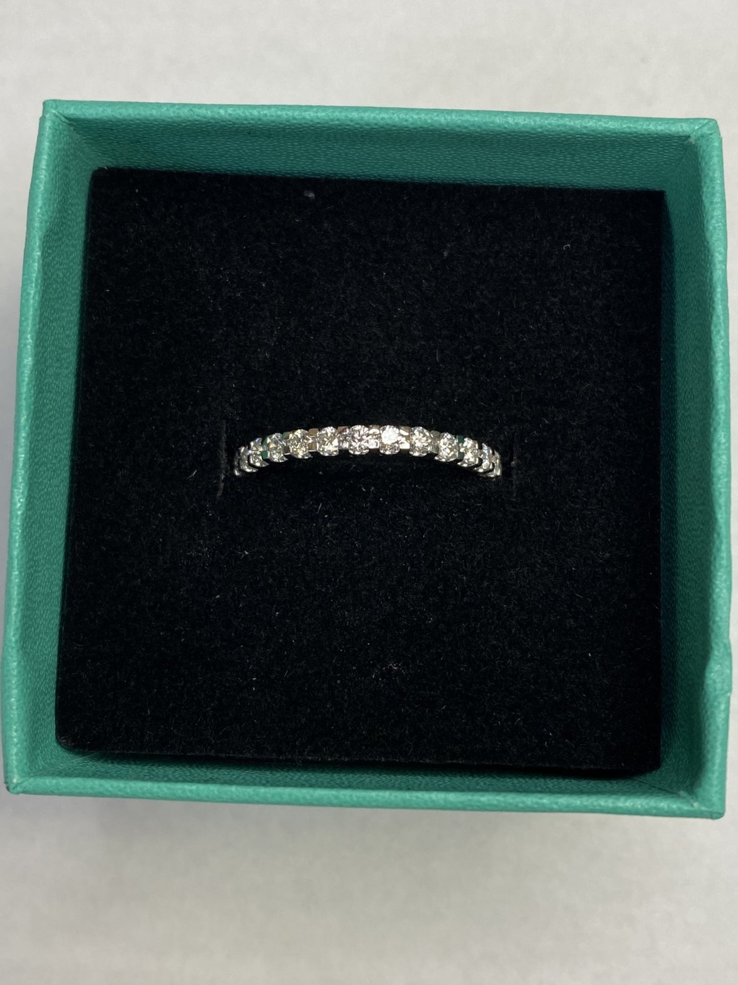 0.80 Total Carat Weight Round Cut Lab Created Diamond Infinity Band
